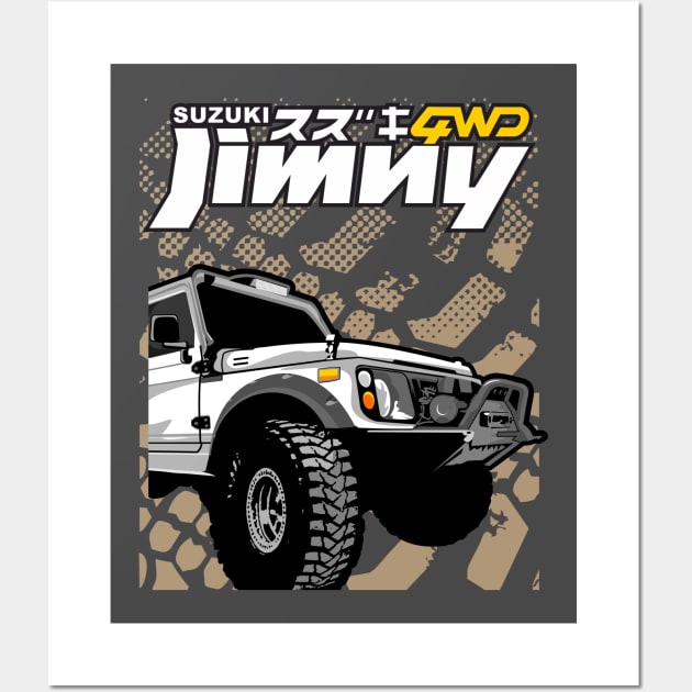 Suzuki jimny simex Wall Art by sibeck4x4